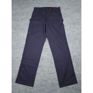 Drifire FR Dungaree Work Pants Men's 32 x 34 Navy Blue Summer Weight Westex ARC